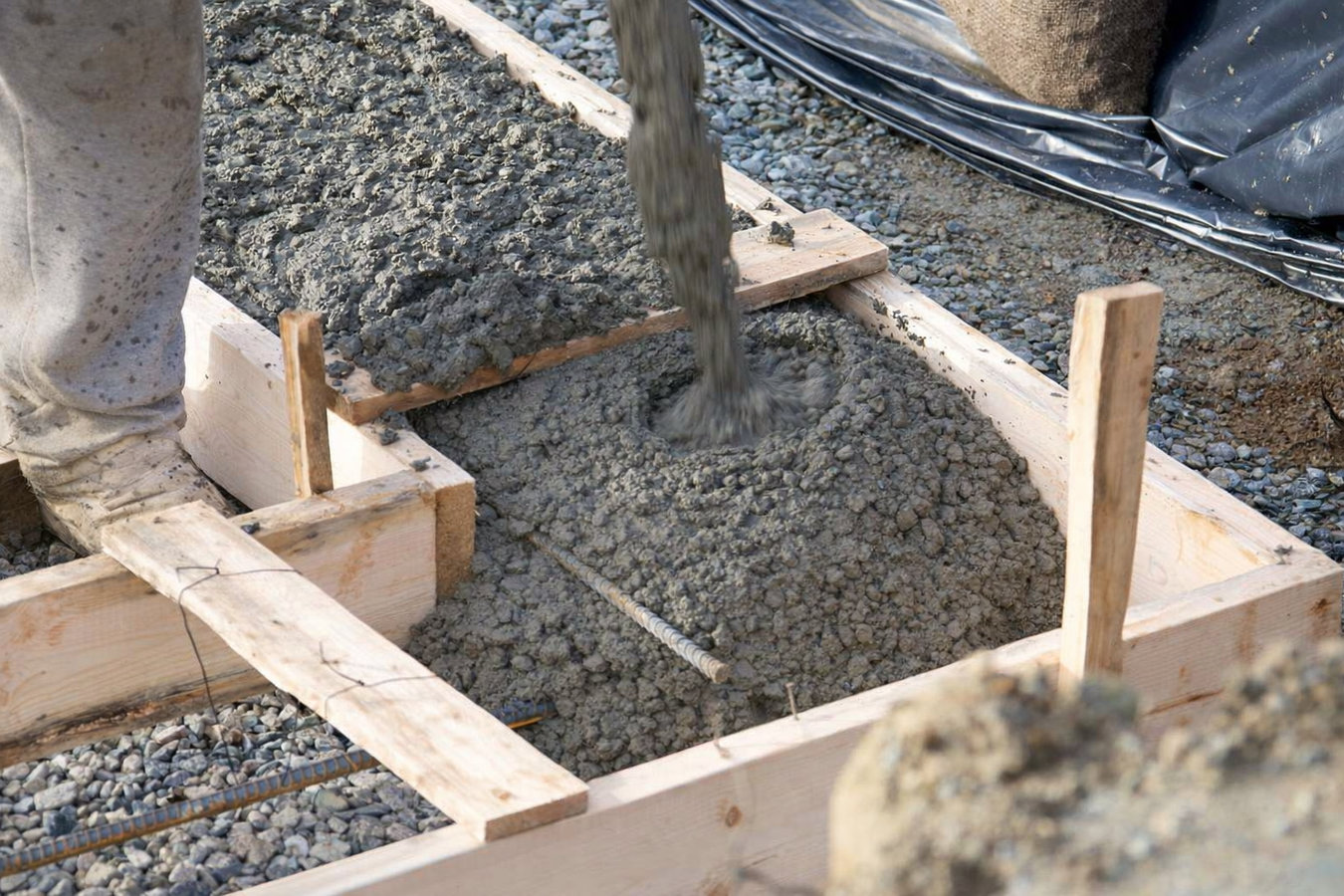 Concrete footings in La Mirada, CA